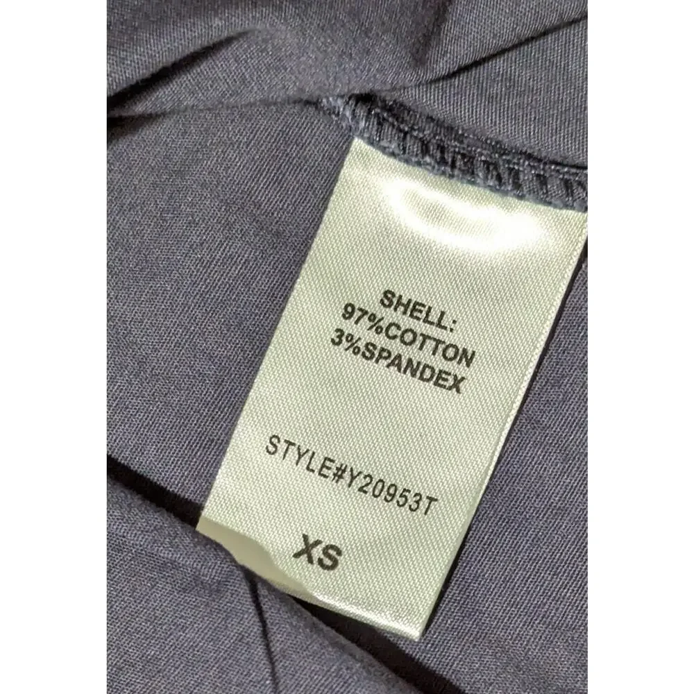 Tuckernuck NWOT Pomander Place Easton Blouse XS Navy V-Neck Puff Sleeve Top